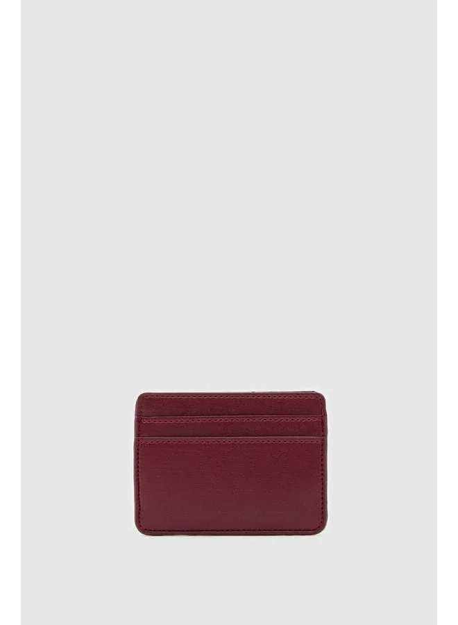 Misson Women's Card Holder Burgundy.