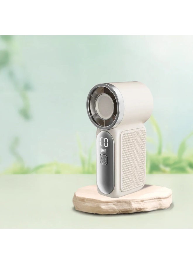 Torima مروحة توريما F-37 بيج صغيرة محمولة - قابلة لإعادة الشحن عبر USB، تبريد هادئ عالي السرعة، زاوية قابلة للتعديل - Image 3