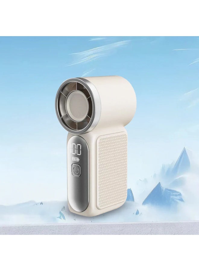 Torima مروحة توريما F-37 بيج صغيرة محمولة - قابلة لإعادة الشحن عبر USB، تبريد هادئ عالي السرعة، زاوية قابلة للتعديل - Image 2