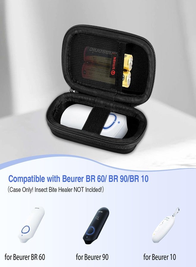 SITHON Case for Beurer BR 60 90 10 Insect Bite Healer, Hard Travel Case Cover Pouch (Bag Only! Without Insect Bite Healer!), Black - Image 2