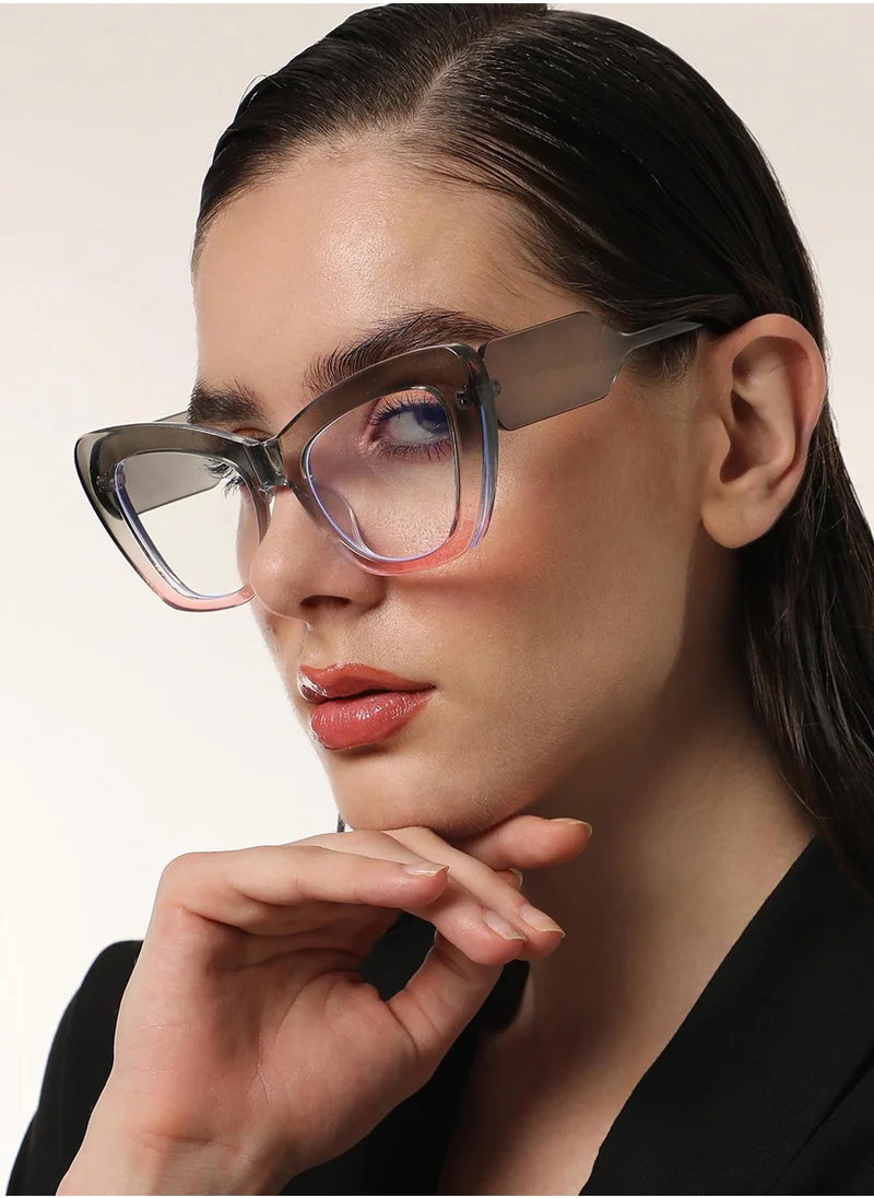صوص هاوت The City Cateye Sunglasses - Navy Blue