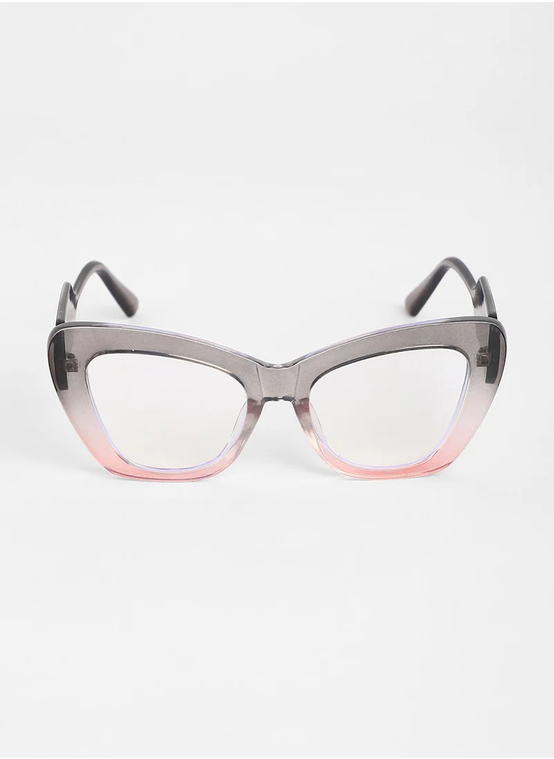 صوص هاوت The City Cateye Sunglasses - Navy Blue