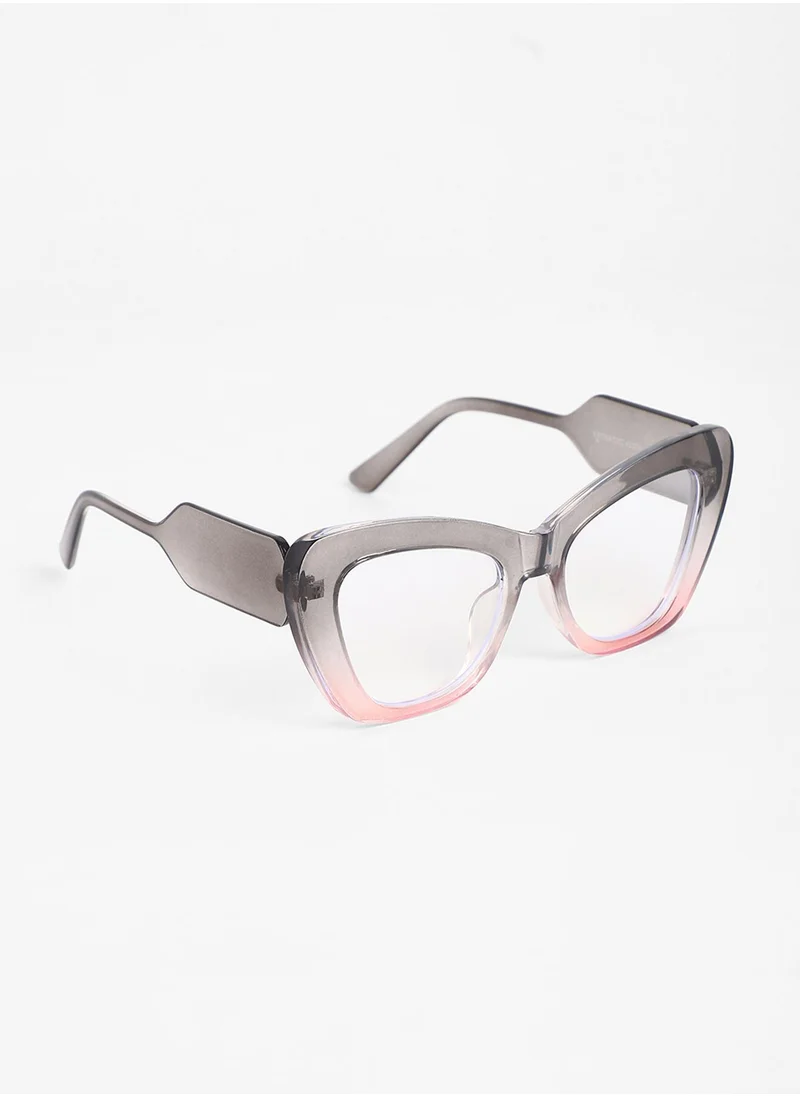 صوص هاوت The City Cateye Sunglasses - Navy Blue