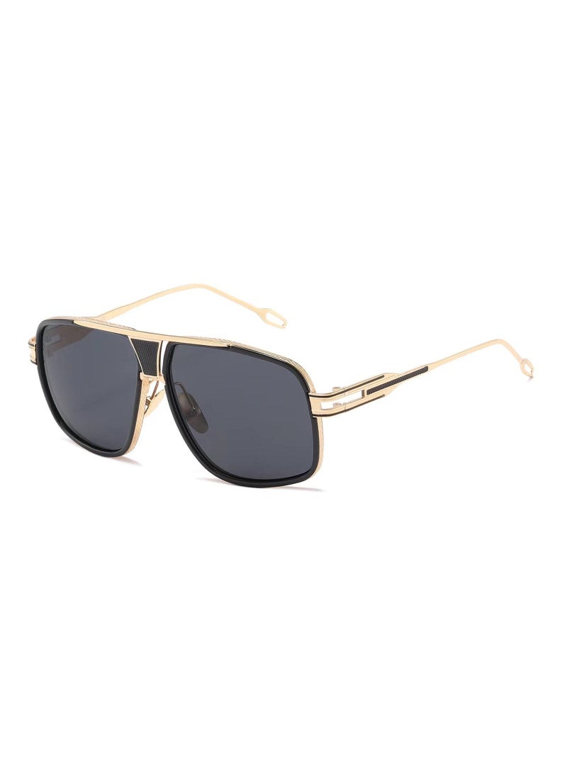 Y&D Sunglasses for Men Goggle Alloy Big Frame Metal Punk Style Shield  - Image 1