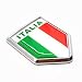 Overdecor Italy Flag Decal Stickers Car Emblem Italian Car Accessories Decorations Chrome Shield Flag Sticker Decals for Cars Truck Vehicles 2 Pack - Image 2
