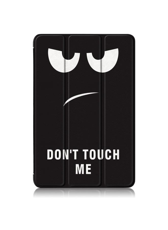 Green Tiger - Samsung Galaxy Tab A9 Plus Custer Painted 3 Fold Holder Smart Leather Tablet Case Big Eye Me - Image 1
