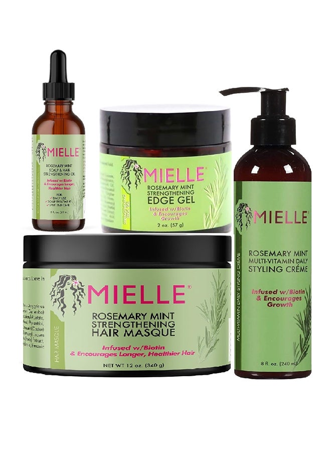 MIELLE Rosemary Mint Styling Product Combo - Image 1
