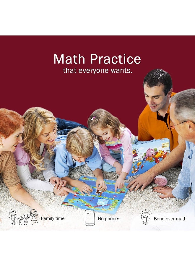 Logic Roots Big Catch Advanced Division Board Game Stem Toy Maths Resource - Image 2