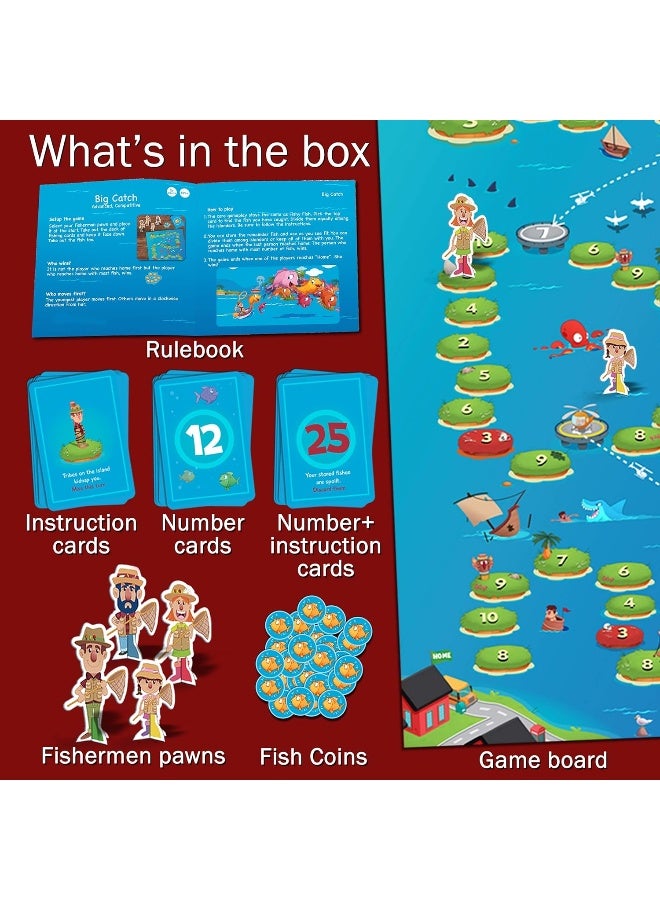 Logic Roots Big Catch Advanced Division Board Game Stem Toy Maths Resource - Image 5