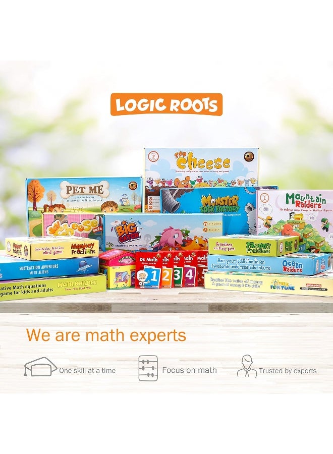 Logic Roots Big Catch Advanced Division Board Game Stem Toy Maths Resource - Image 4
