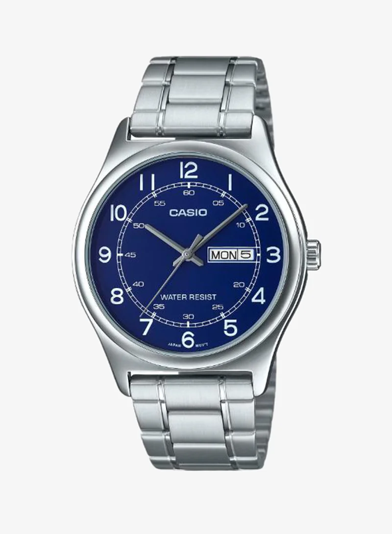 كاسيو Men's Stainless Steel Analog Watch MTP-V006D-2BUDF - 45X38  mm