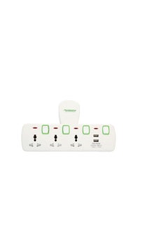 Terminator Terminator 3Way Multi Adaptor With 2Usb Socket-Tma36u2a 