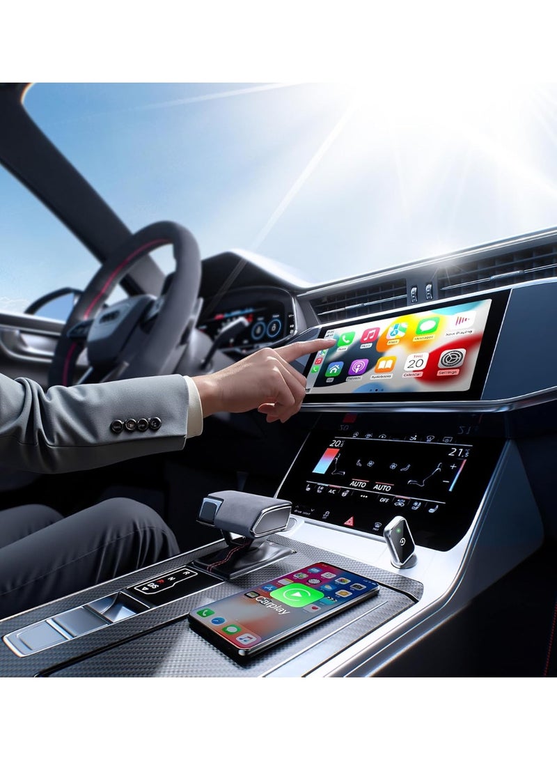 CarPlay Wireless Adapter - Upgrade Factory Wired CarPlay to Wireless - Plug & Play Dongle - Fast & Stable Connection for Daily Use - Image 2