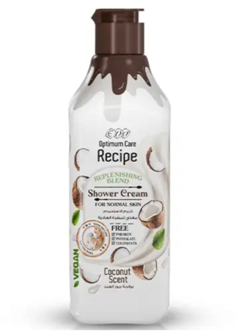 ريسبي كريم استحمام مزيج مغذٍي برائحة جوز الهند – 370 مل