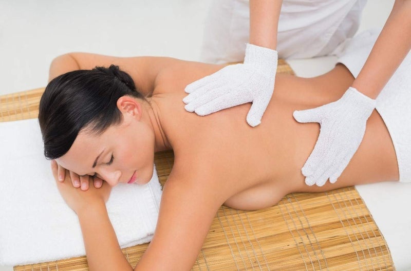 ATB 4 Pairs Exfoliating Gloves - Premium Scrub Wash Mitt for Bath or Shower - Luxury Spa Exfoliation Accessories For Men and Women - Image 4