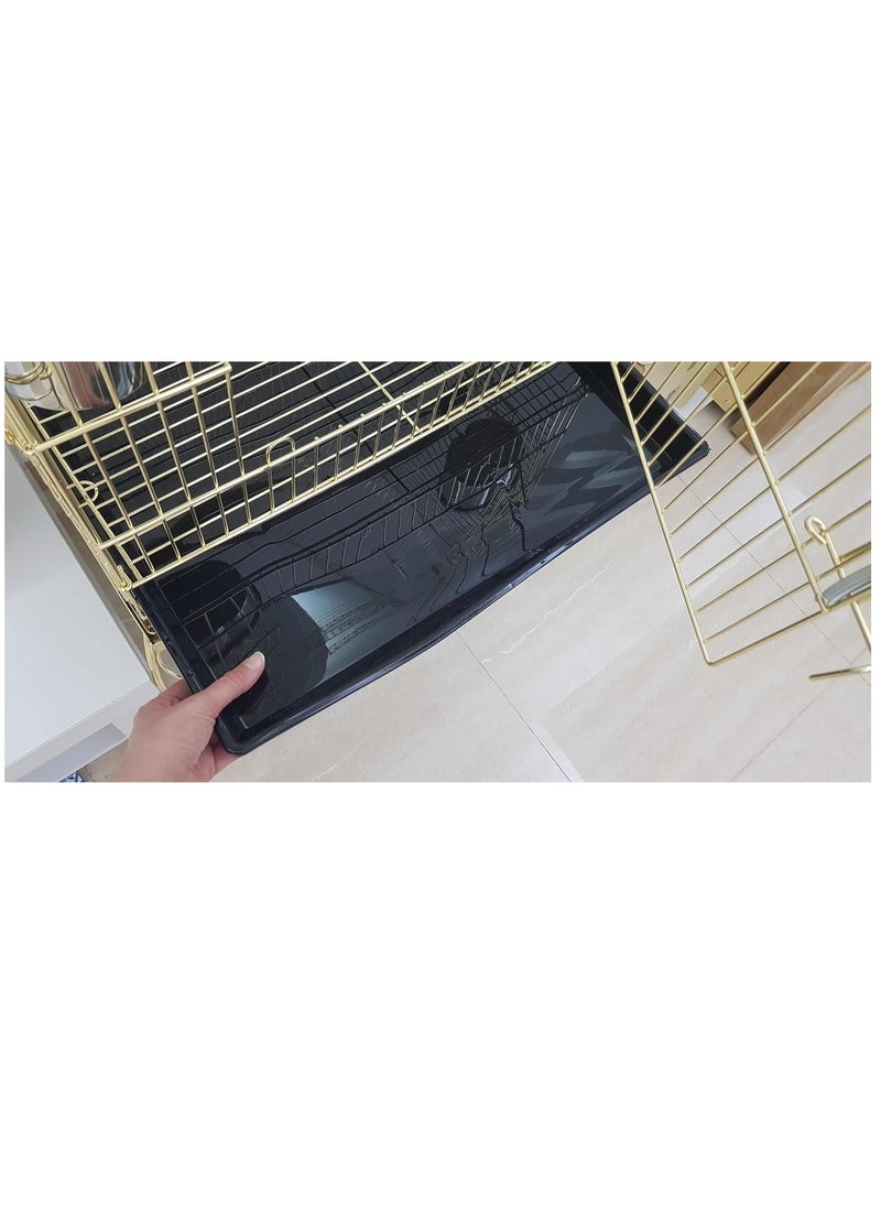 Generic parrot Bird cage with rolling stand 2 wood stick 2 Food Container large with top stand for big parrots such as casco cocatoo,conure,Parakeet,Budgerigar,Fischer Lovebird,cockatiel  - Image 5