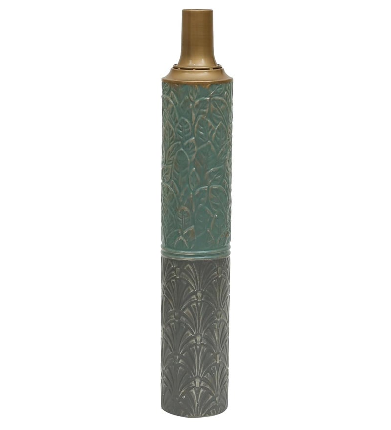 Vedas Exports Multicolor Russ Metal Floor Vase Home Decor Size 55 x 32 inches - Image 2