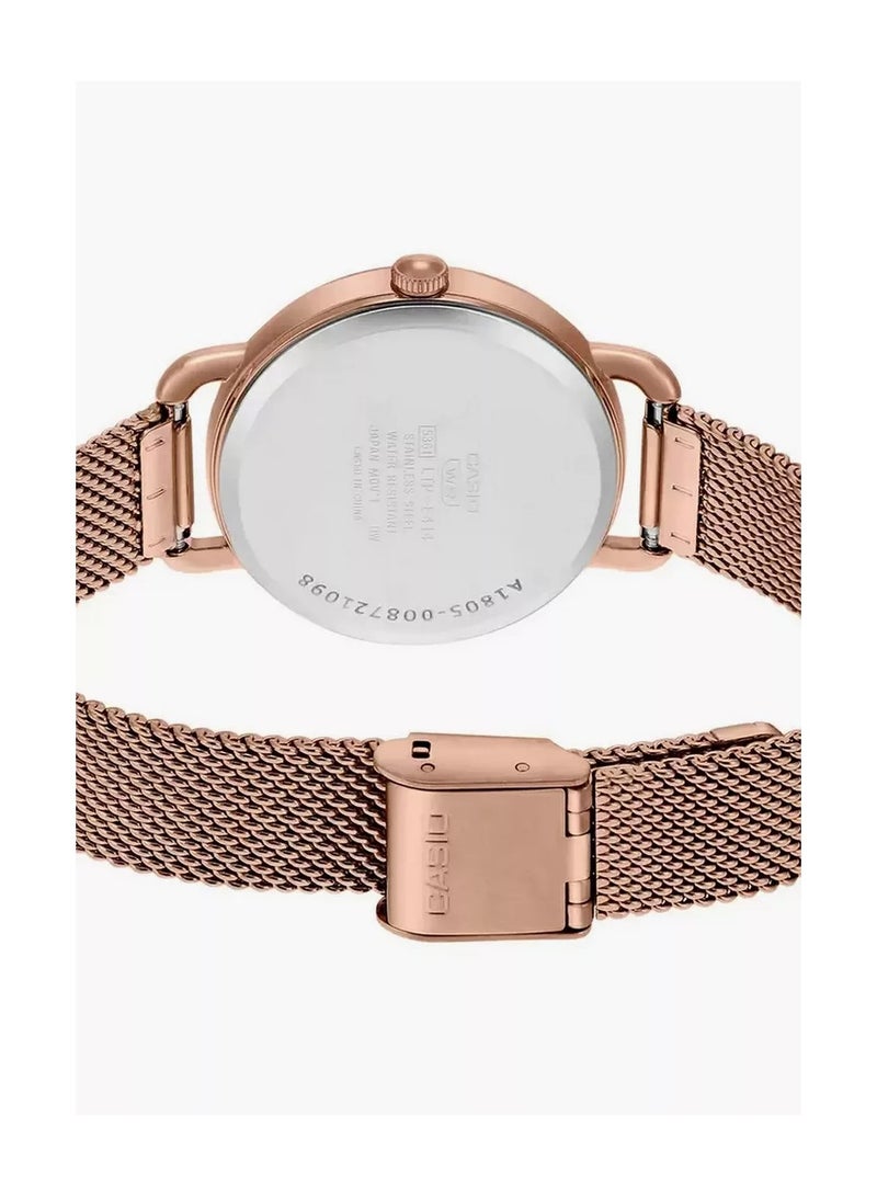 CASIO Stainless Steel Analog Wrist Watch LTP-E412MPG-1ADF - Image 2