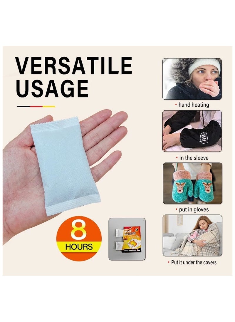 Generic 10/20pcs Long-Lasting 8-Hour Hand Warmers for UAE - Reusable & Portable Heating Pads, Instant Warmth for Winter, Camping, Travel & Outdoor Activities  - Image 2