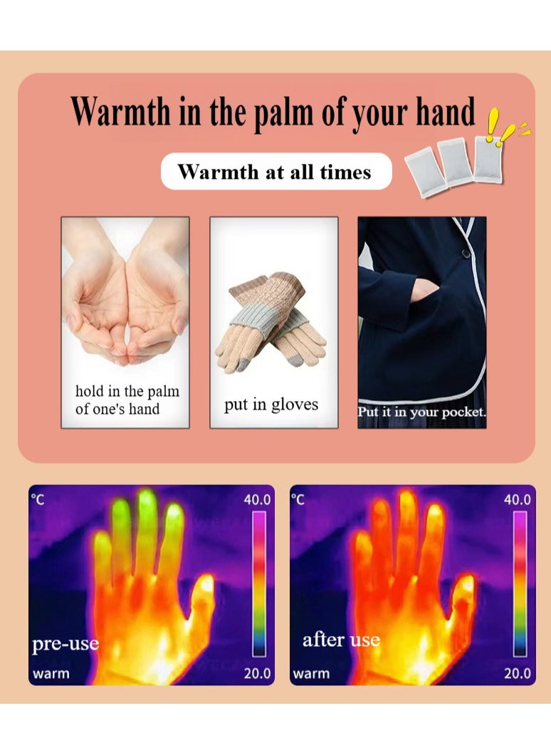 Generic 10/20pcs Long-Lasting 8-Hour Hand Warmers for UAE - Reusable & Portable Heating Pads, Instant Warmth for Winter, Camping, Travel & Outdoor Activities  - Image 3