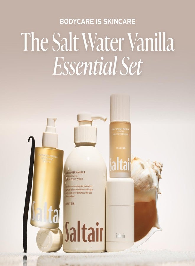 Saltair Body Oil - Luxurious Salt Water Vanilla After Shower and Bath Oil for Women and Men. Botanical, Non-Greasy, Well-Absorbing Moisturizer for Hydrating Dry Skin - 4oz Bottle - Image 3