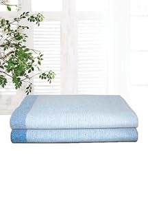 Athom Living Astar Cotton Bath Towel Lightweight 75 x 150 cm Ideal for Home Gym and Travel Pack of 2 - Image 3