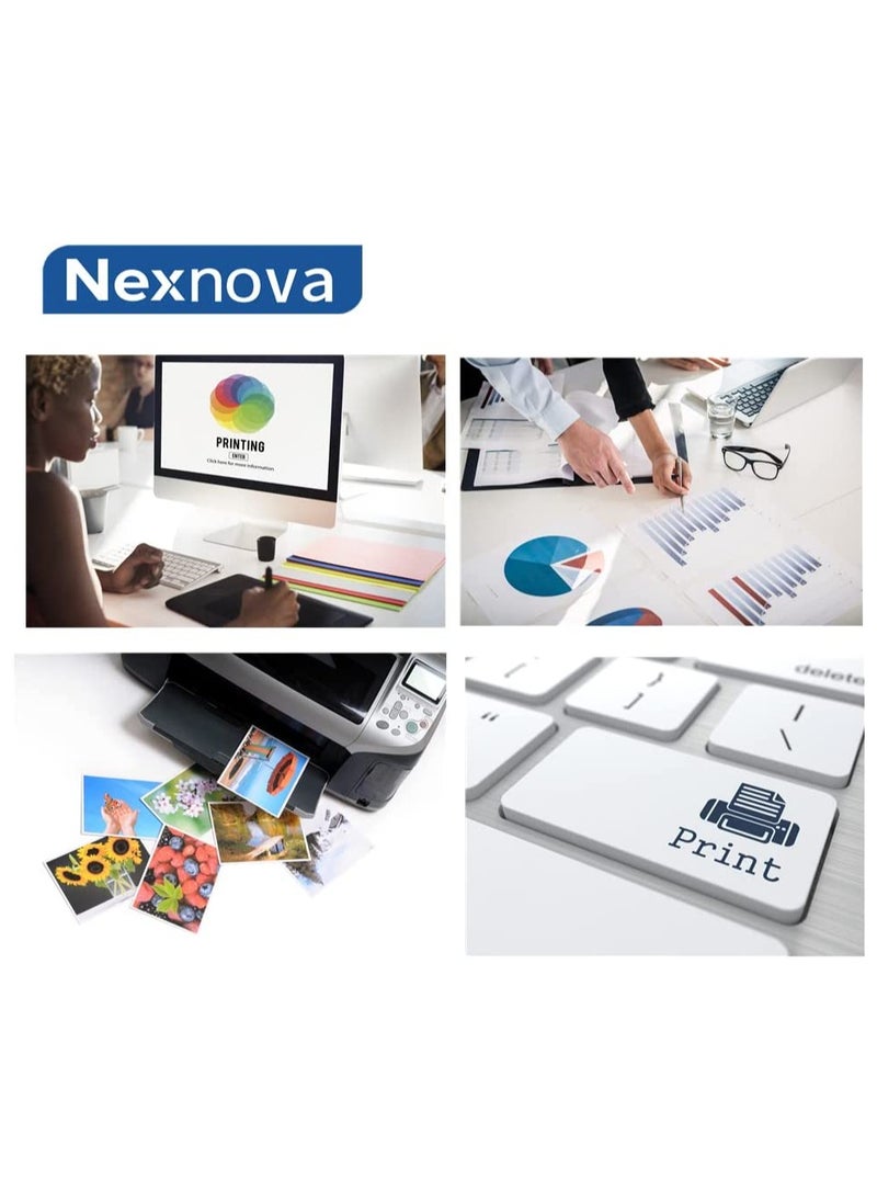NexNova - Generic Ink 103 for EcoTank for EPSON Combo Set 4 Pack Black Cyan Magenta Yellow - Image 1