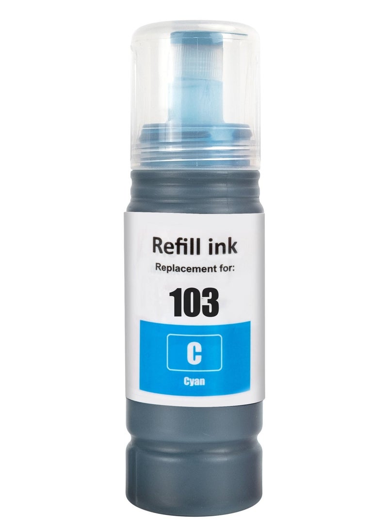 NexNova® Ink Set 103 for EcoTank 127ml for Black 70ml for each Cyan Magenta Yellow for EPSON for L3252 L1110‎ L3110 L3111 L3150 L3151‎ L3156 L3160 L5190‎ - Image 4