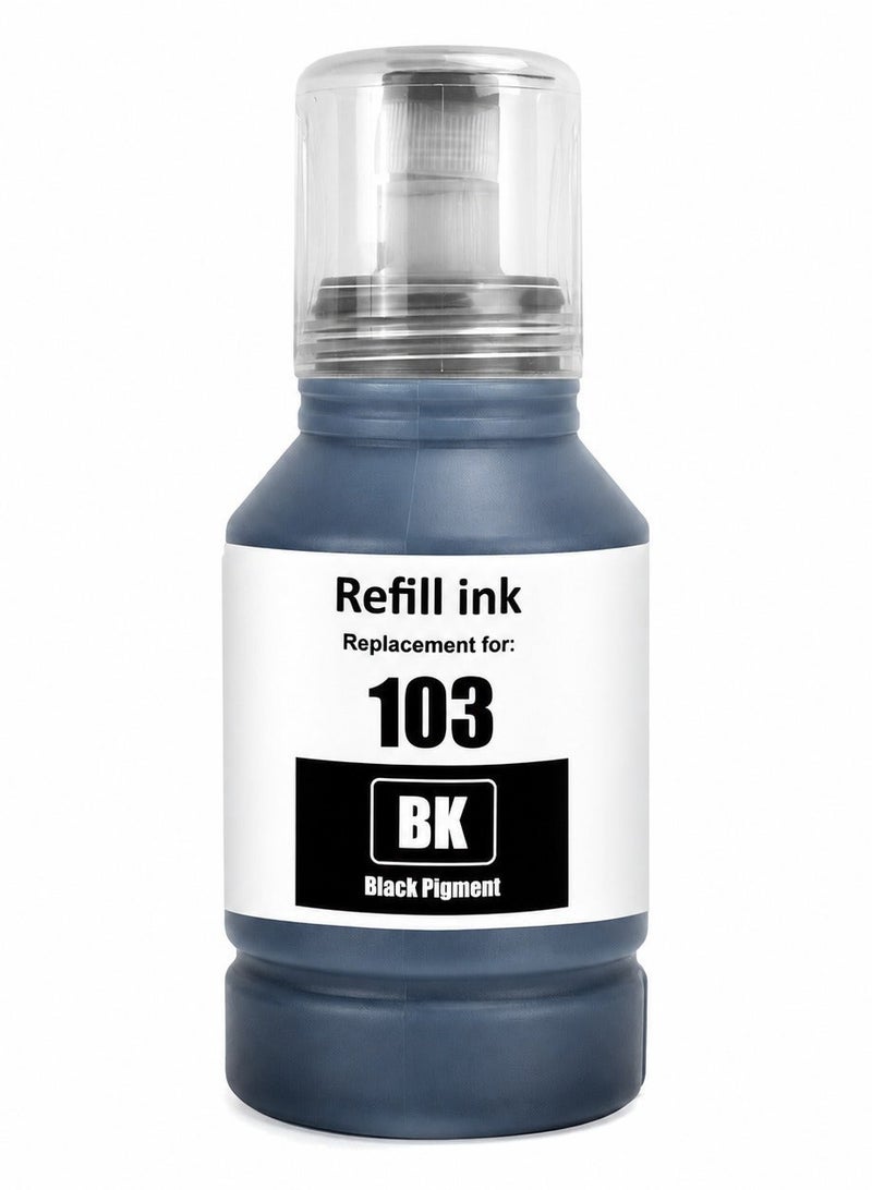 NexNova® Ink Set 103 for EcoTank 127ml for Black 70ml for each Cyan Magenta Yellow for EPSON for L3252 L1110‎ L3110 L3111 L3150 L3151‎ L3156 L3160 L5190‎ - Image 2