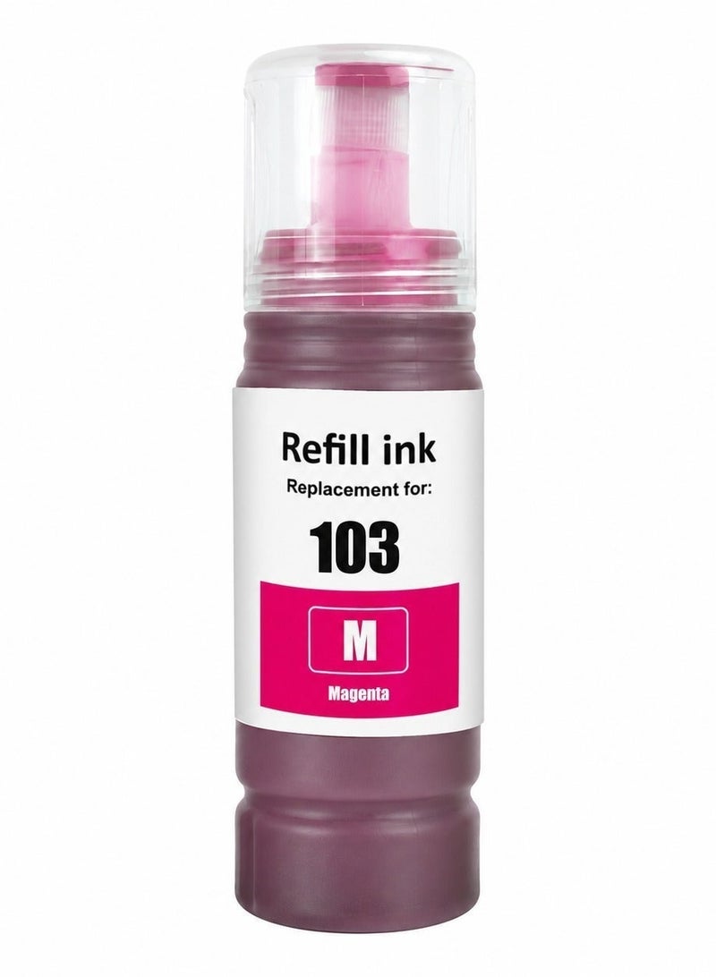 NexNova® Ink Set 103 for EcoTank 127ml for Black 70ml for each Cyan Magenta Yellow for EPSON for L3252 L1110‎ L3110 L3111 L3150 L3151‎ L3156 L3160 L5190‎ - Image 5