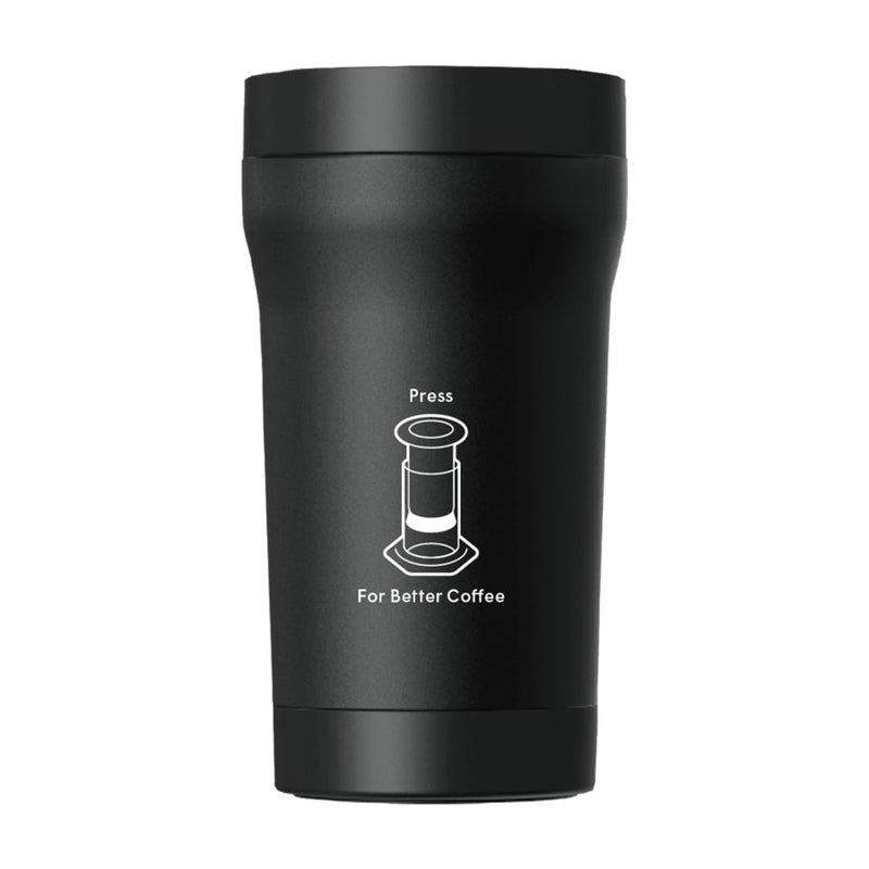 AeroPress AeroPress Travel Coffee Tumbler  Stainless Steel Coffee Tumbler with Double-Wall Insulation  Splash-Resistant Lid  Built-In Filter Storage  Cup Holder Friendly for Hot or Cold Drinks  - Image 1