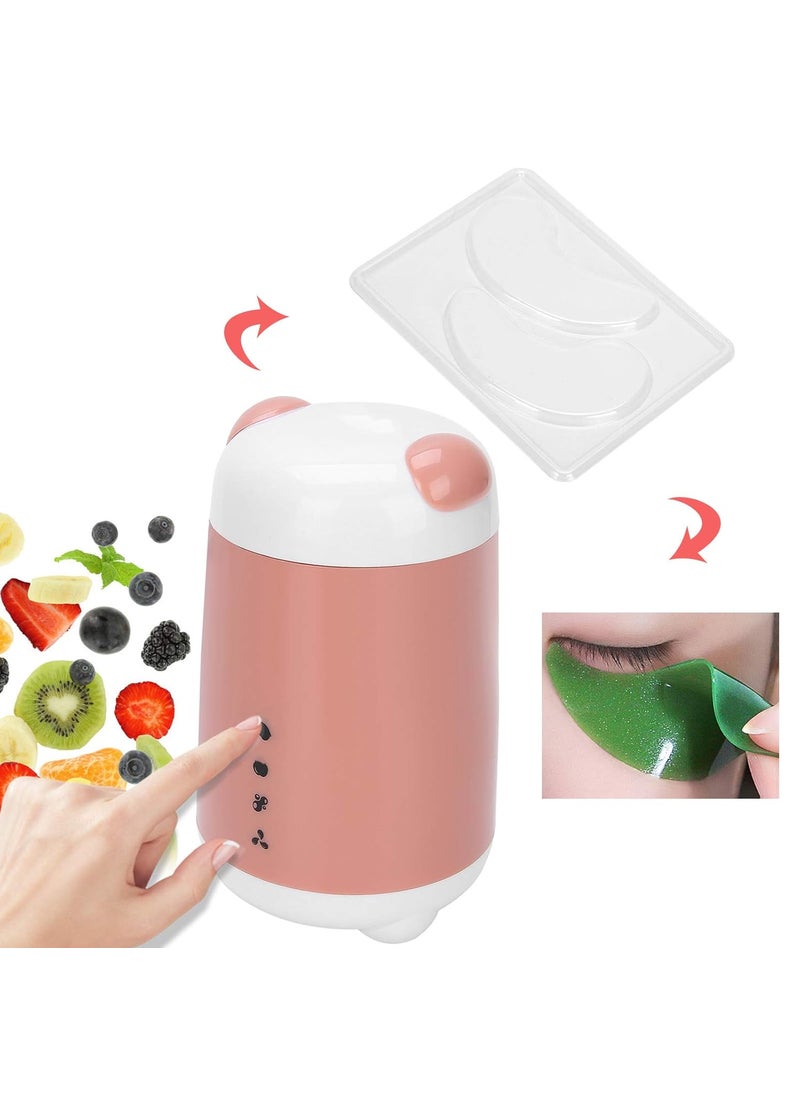 HURRISE 25 Pcs DIY Eye Mask Mold Portable Reusable Transparent DIY Under Eye Mask Mold for Facial Mask Machine  - Image 4