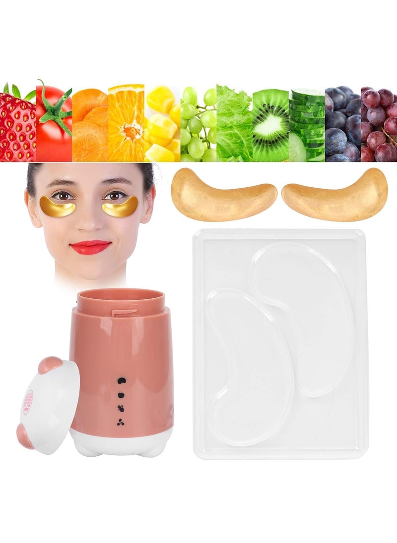 HURRISE 25 Pcs DIY Eye Mask Mold Portable Reusable Transparent DIY Under Eye Mask Mold for Facial Mask Machine  - Image 3