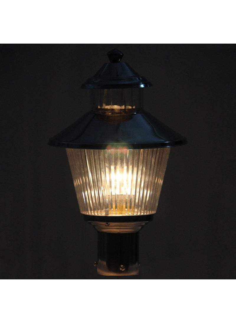 Lexton Lexton DL039 Chrome Vintage HemiSpherical Lamp Post Transluscent  - Image 4