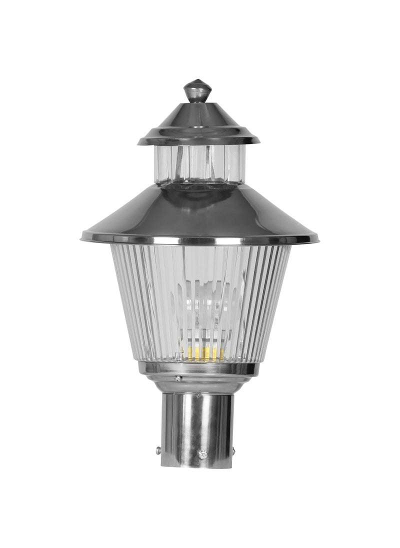 Lexton Lexton DL039 Chrome Vintage HemiSpherical Lamp Post Transluscent  - Image 1