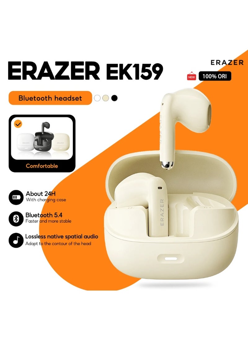 ERAZER EK159 True Wireless Earbuds with Bluetooth 5.4, HIFI Stereo Sound, Microphone - Image 1