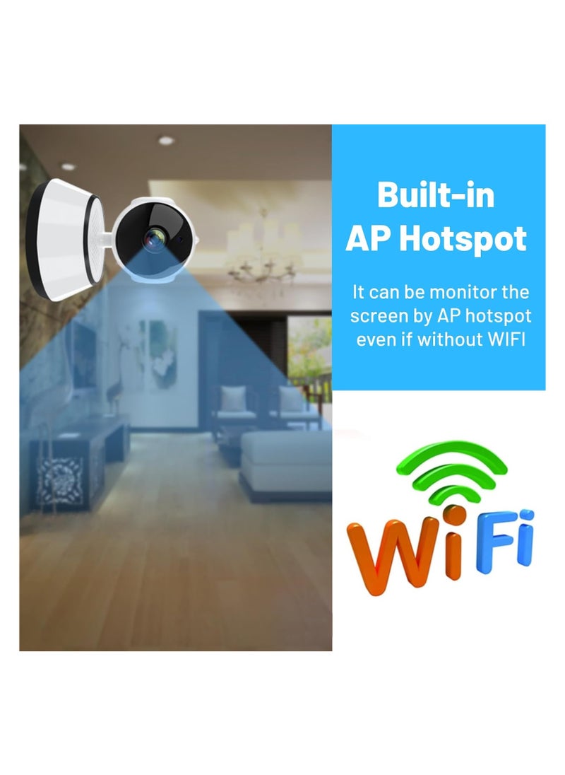 Generic - Indoor Surveillance Camera, 24/7 Alert V380 PRO Camera for Baby, Night, Secure Local & Cloud Storage, 2 Way Talk, APP, 5X Digital Zoom - Image 1