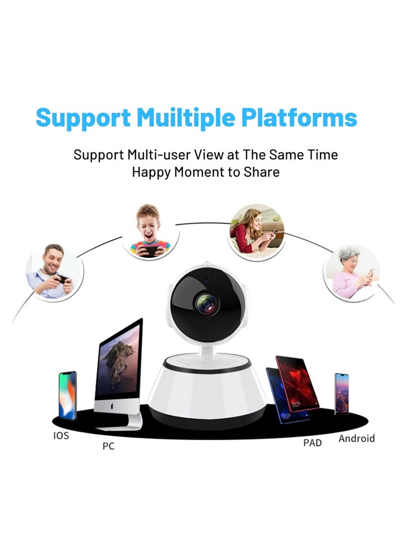 Generic - Indoor Surveillance Camera, 24/7 Alert V380 PRO Camera for Baby, Night, Secure Local & Cloud Storage, 2 Way Talk, APP, 5X Digital Zoom - Image 1