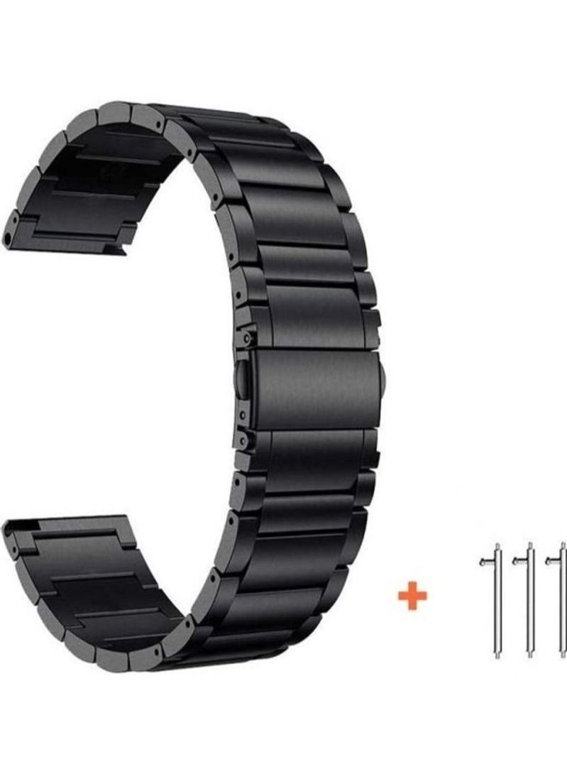 ELTRAZONE Classic Stainless Steel Smartwatch Strap Band For Huawei Smart Watch GT2 and GT/Honor Magic 2 22millimeter - Image 2