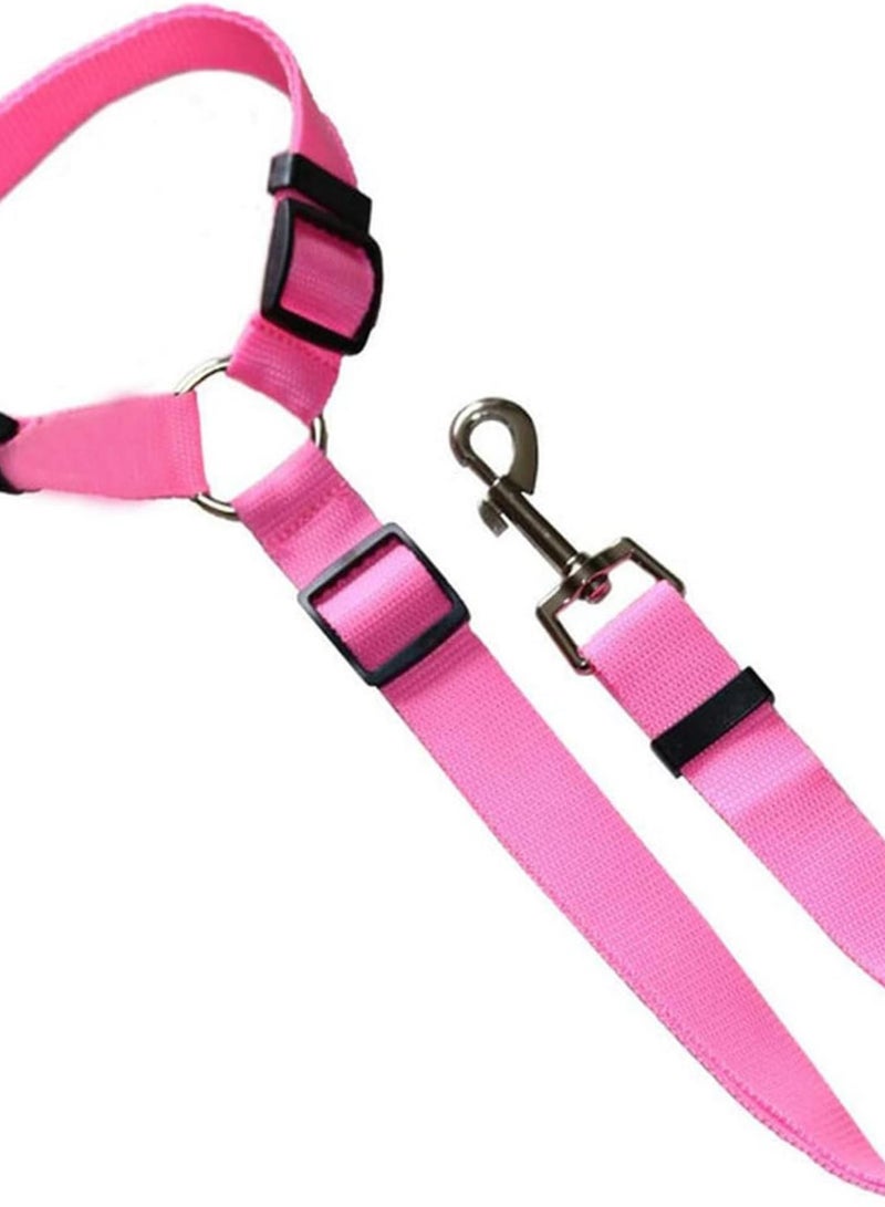 GGOOT Pet Rope Dog Seat Belt Harness Adjustable Dog Cat Safety Leads Car Seat Belt Nylon Vehicle Seatbelts for Dogs Vehicle Travel Pet Products Pet Traction Rope(Elastic 5)  - Image 1