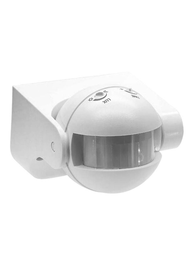 NIBEMINENT Infrared Motion Sensor Switch Movement Detector White 87x62x100mm  - Image 1