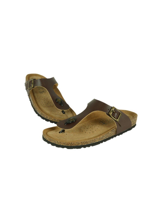 BiOCHIC Biochic Mens Broad Thong Sandals 012-408 230-Maroon  - Image 2