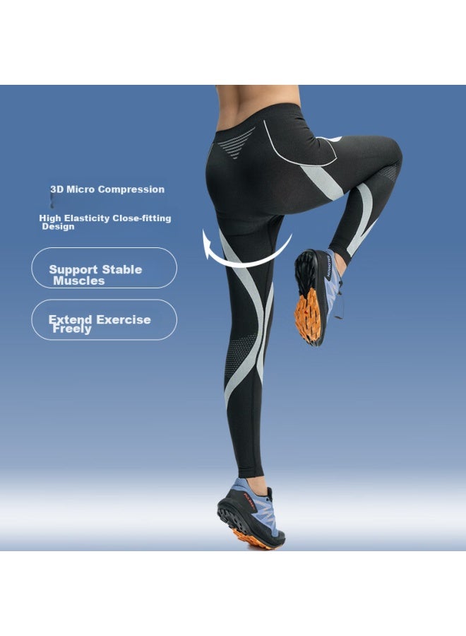UTO Uto Quick-dry Compression Base Layer For Women, Functional Underwear For Skiing, Outdoor Sports, Running, Warm Set, Classic Black, M - Image 5