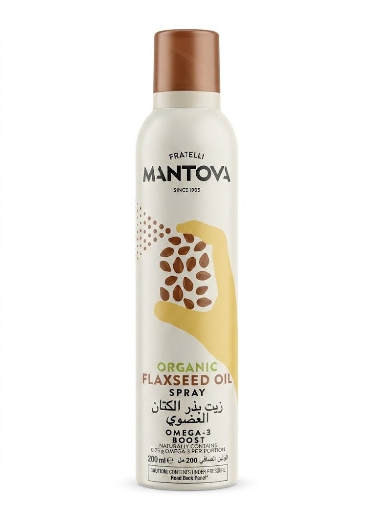 Mantova Organic Flaxseed Oil Spray 200ml