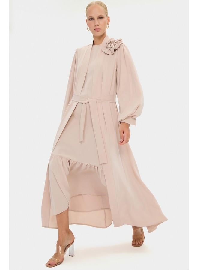 جون عباية بيج مزينة بالزهور من جوني للنساء - Image 3