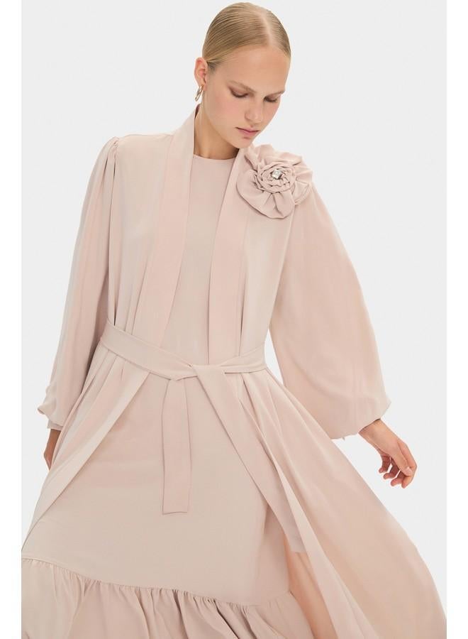 جون عباية بيج مزينة بالزهور من جوني للنساء - Image 2