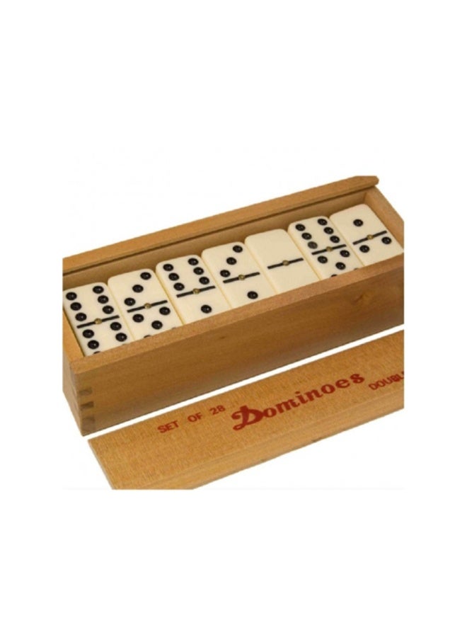 28-Piece Double Six Creative Dice Resembling Dominoes Game Set For Kids - Image 2