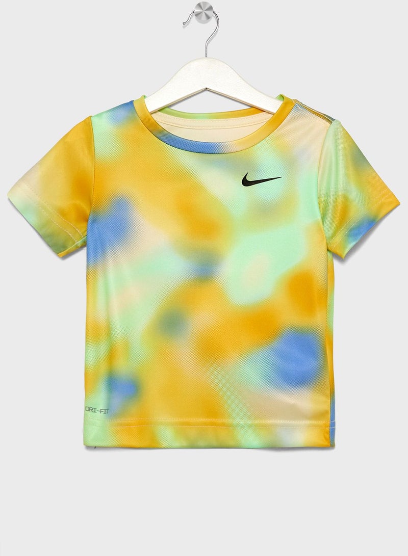 نايكي تيشيرت هازي دايز مطبوع بالكامل للأطفال الرضع - Image 1