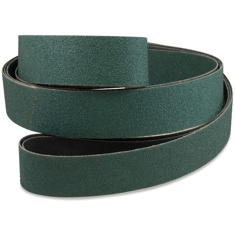 Red Label Abrasives أحزمة صنفرة زيركونيا 2 × 72 بوصة 24 حبيبة من ريد ليبل أبرسيفز، عبوة 6 قطع - Image 2