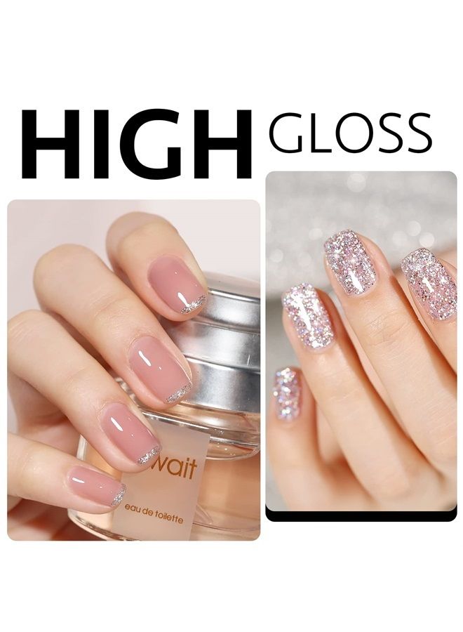 GAOY Gel Top Coat for Gel Nail Polish, 16ml No Wipe Clear Finish, High Gloss Varnish for Long Lasting UV Gel Nail Art DIY - Image 3